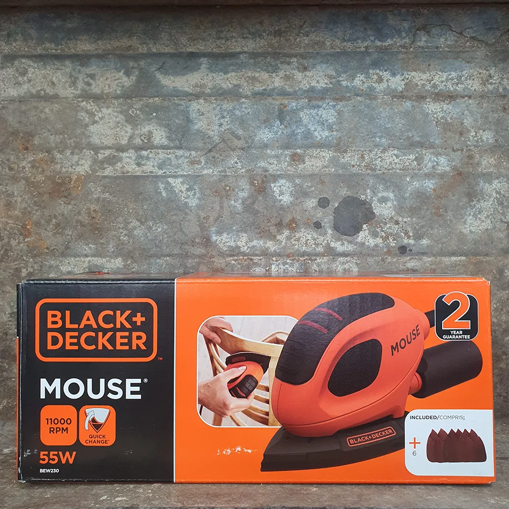 zout Mauve cultuur Black+Decker Mouse Deltaschuurmachine BEW230-QS - Meubelproducten.nl -  Binnen 24 uur in huis!